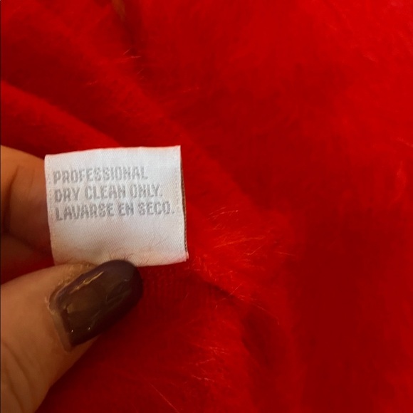 Vintage Belldini Angora and Rabbit Hair sweater, size large - Picture 4 of 5